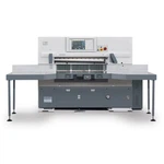 Нож за хартия с двойна хидравлична гилотина